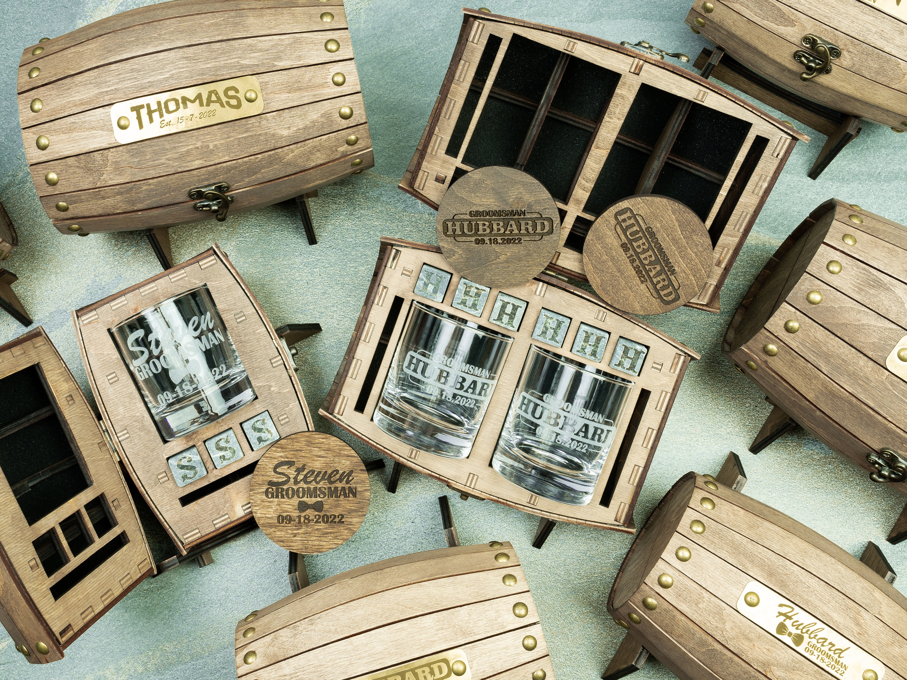 Personalized Whiskey Glass Set