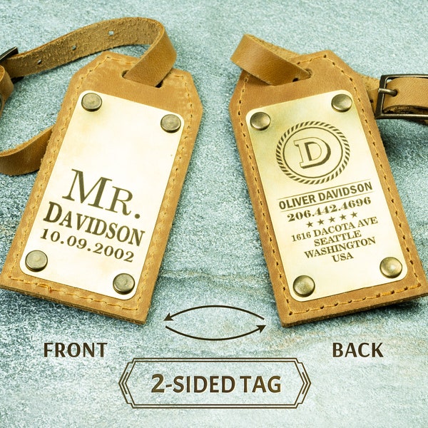 Wedding Luggage Tags Etsy