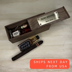 Groomsmen Personalized Proposal Box, Groomsman Gifts Box, Best Man Proposal gift box, Bachelor Party Gift, Father of the Bride Gift