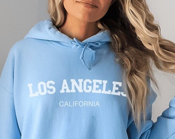 Los Angeles Hoodie, LA California, California City Aesthetic Sweatshirt, Calif Travel Hoodie, Los Angeles Hoodie, Trendy Oversized Sweater