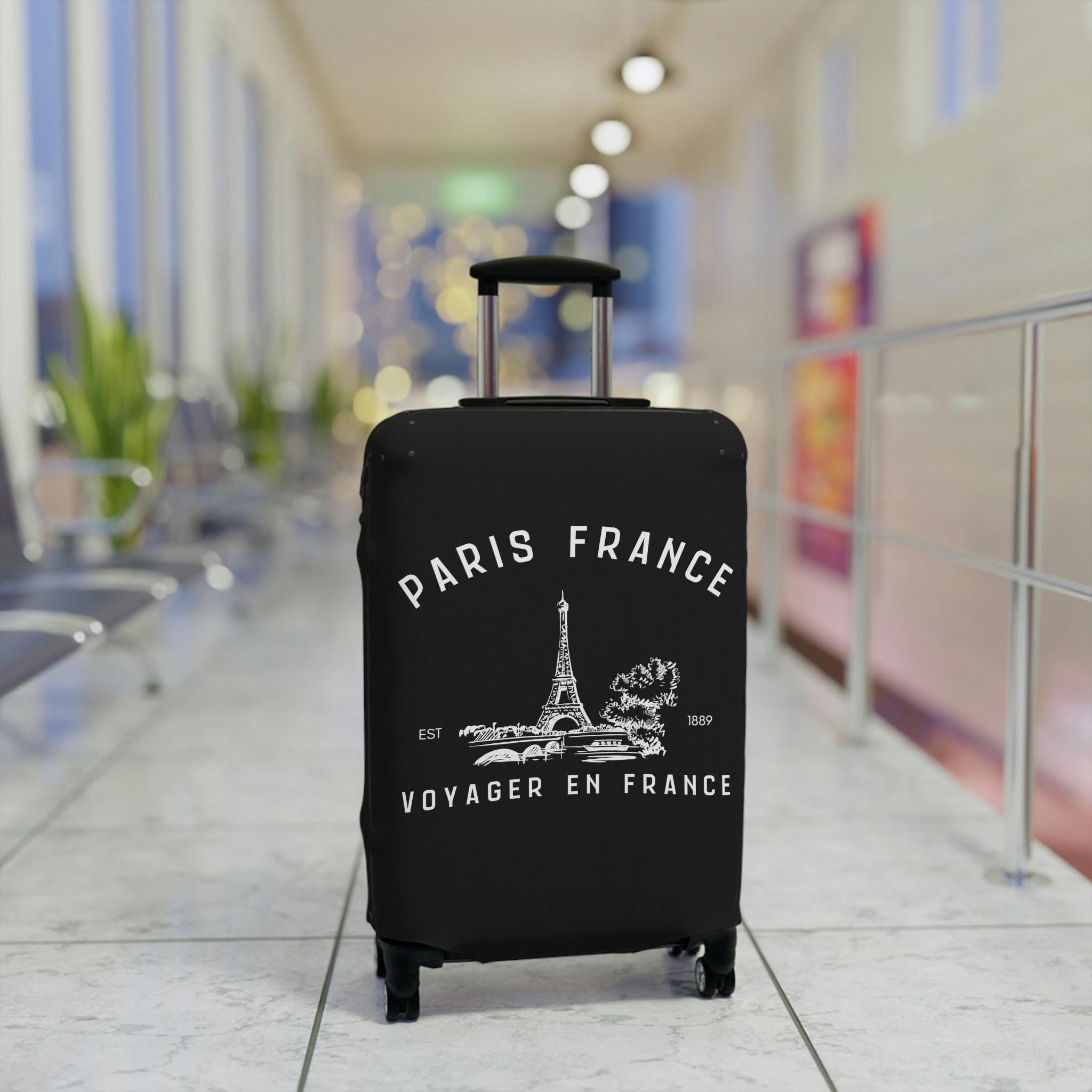 Eiffel Tower Luggage Cover, Unique Luggage Cover