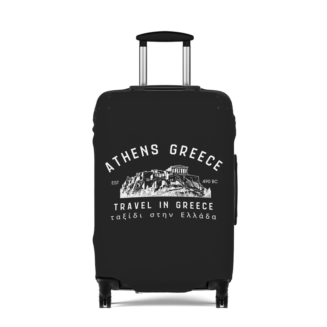 Athens Greece Luggage Cover, Suitcase Protector, Acropolis of Athens, Parthenon Greece, Travel