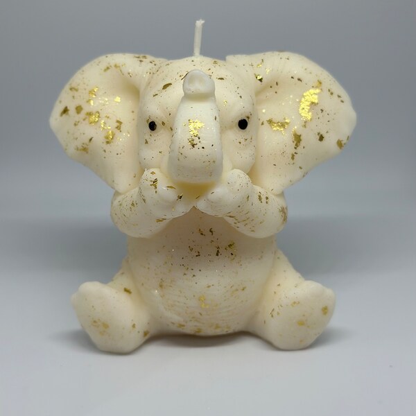 Elephant Candle Etsy