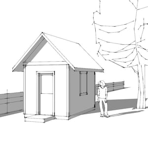 8' x 12' Playhouse/Garden Shed DIY Plans