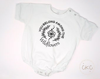 Mameluco de burbujas de manga corta de primavera - Sudadera con flores para niños pequeños - Body de gran tamaño para bebé de verano