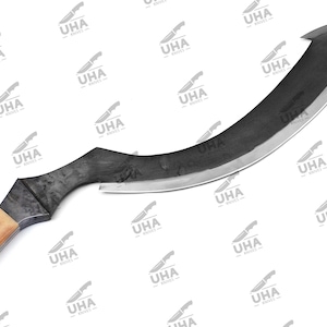 Handcrafted Khopesh Sword - High Carbon Steel Blade with Bone Handle - Ancient Egyptian Inspired birthday gift wedding gift gift for him