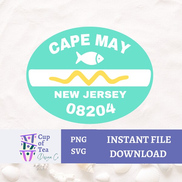 New Jersey Shore Etsy