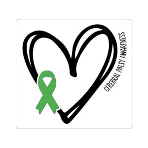 Adesivo di sensibilizzazione sulla paralisi cerebrale, Nastro verde, Sensibilizzazione sulla paralisi cerebrale, Mamma medica, EHI, Bisogni speciali, Guerriero, Neonato in terapia intensiva neonatale
