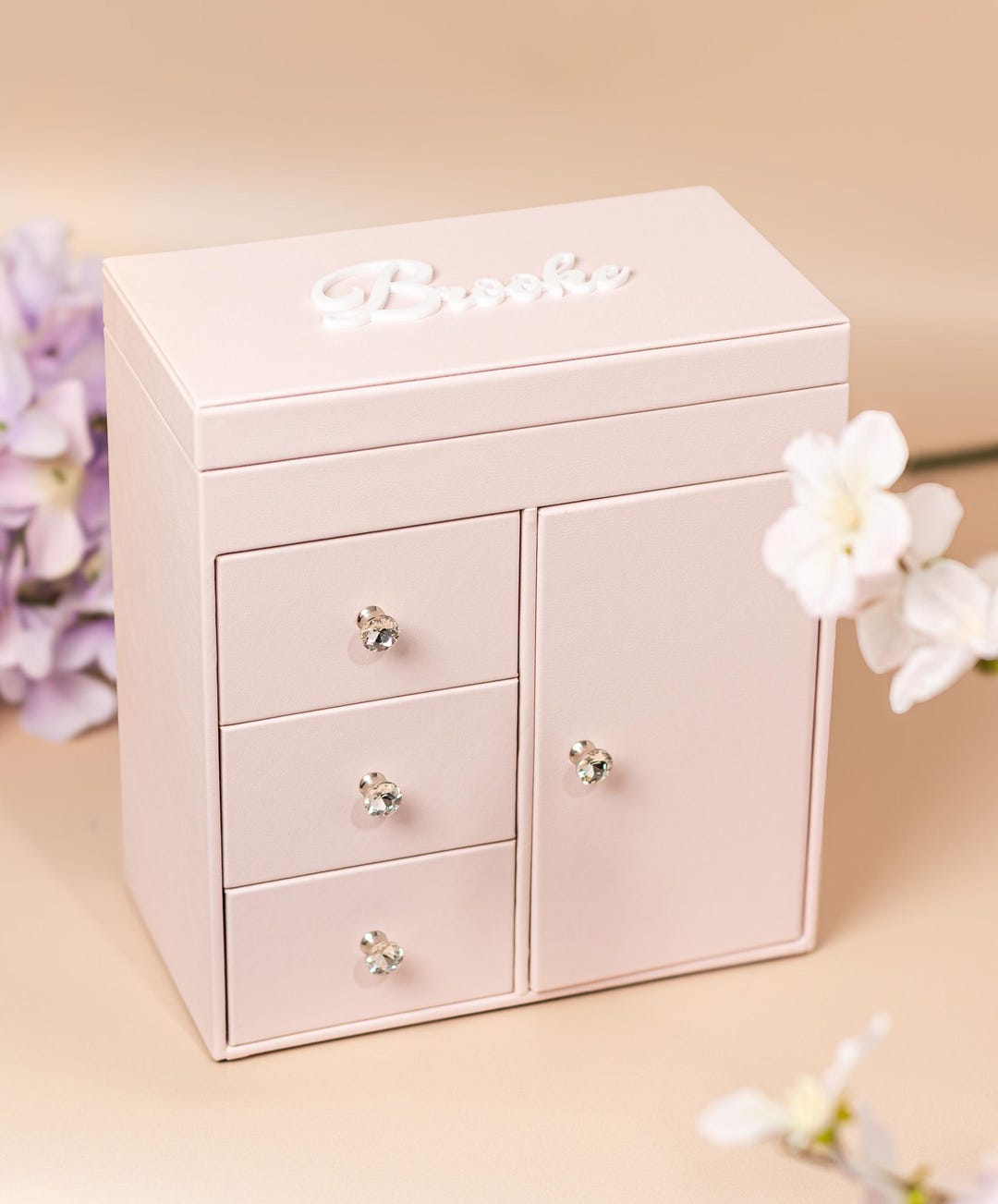 Little Girl Jewelry Box: Personalized Girls Jewelry Box, Goddaughter ...