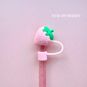 Strawberry Straw Charm for owala