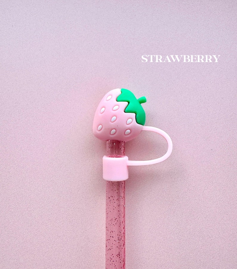 Strawberry Straw Charm for owala