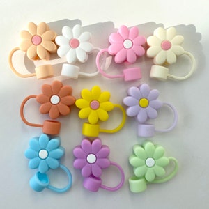 flower stanley straw topper compatible with Simple Modern