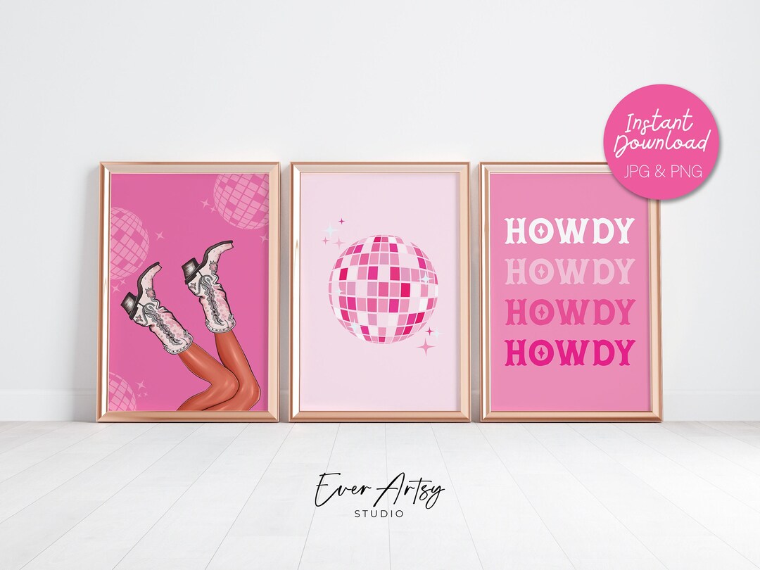 Quadro Western Cowgirl Per Camera Da Letto Ragazze | Tela Vintage Con Frasi Motivazionali | Decorazione Parete Per Soggiorno, Cucina | 40x30 Cm - Regalo Perfetto - 3