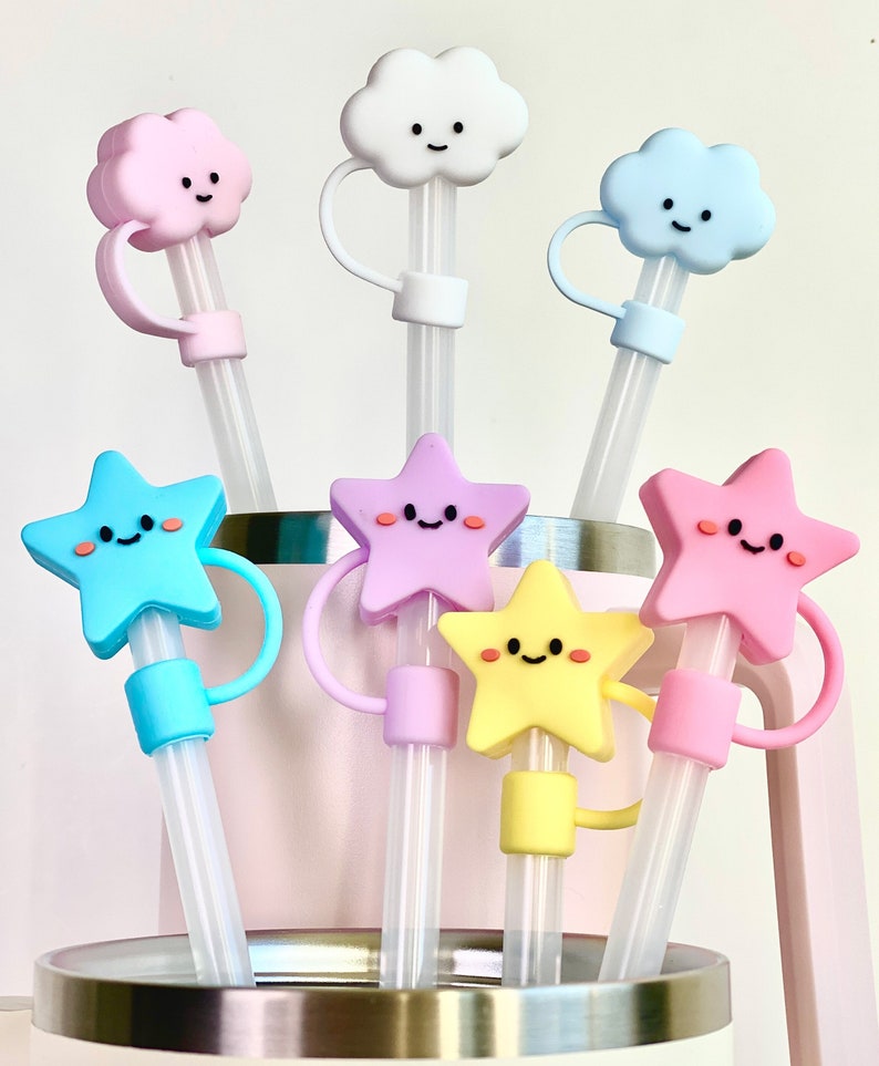 Cute Star Cup Straw Cover