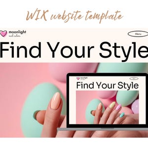 WIX ウェブサイトテンプレート ワンページ無料プラン 中小企業向けウェブサイト サービスビジネスウェブサイト ネイルサロンウェブサイトテンプレート 電子商取引ストア
