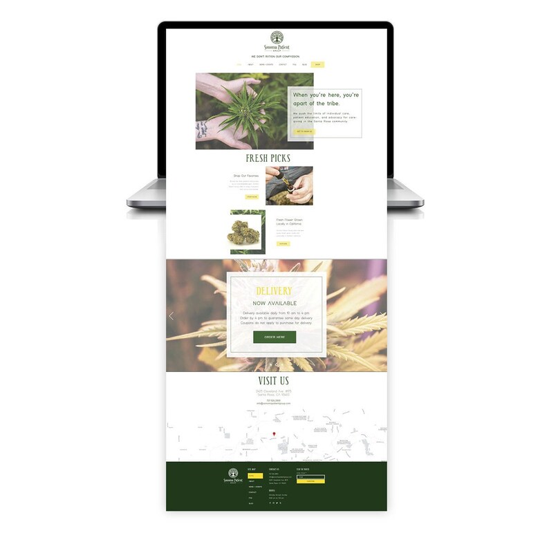 Dispensary Wix Website Template Etsy Dispensary Wix Website Template Etsy