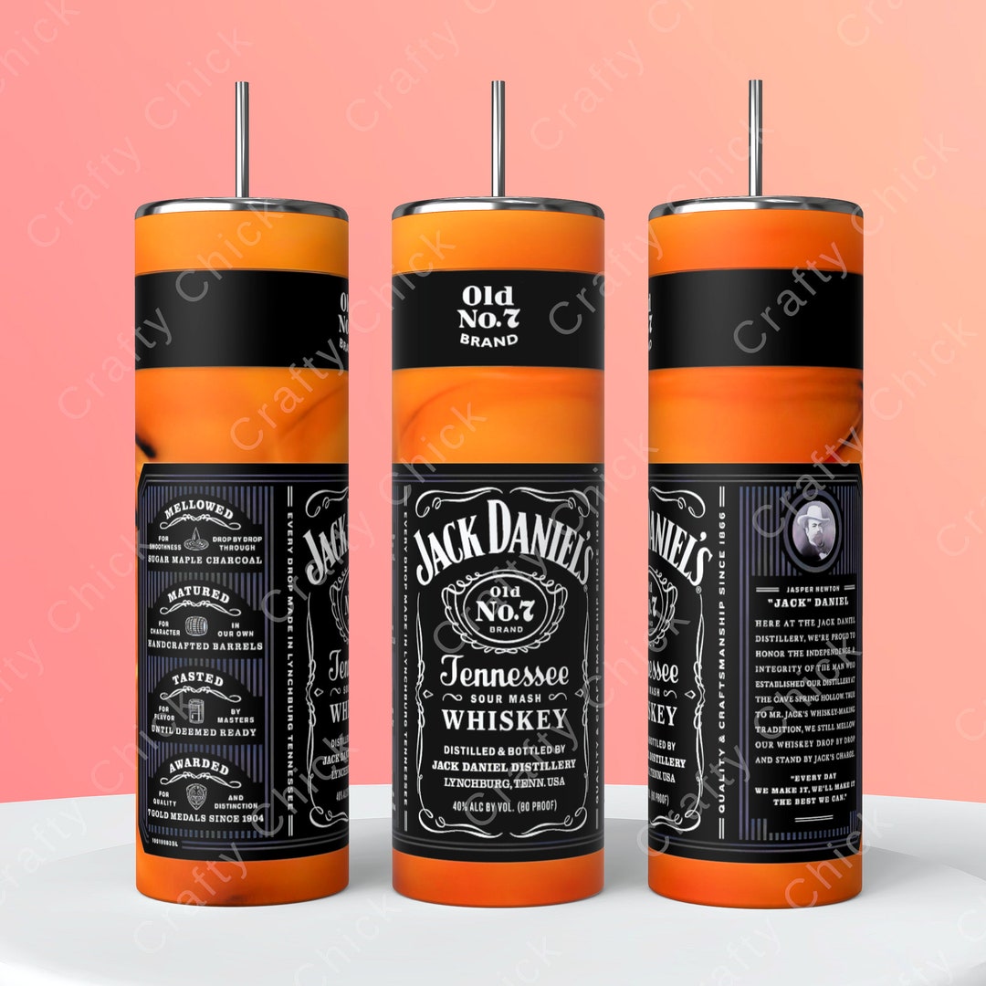 Jack Daniels Whiskey 20oz Sublimation Designjd Alcohol Etsy UK