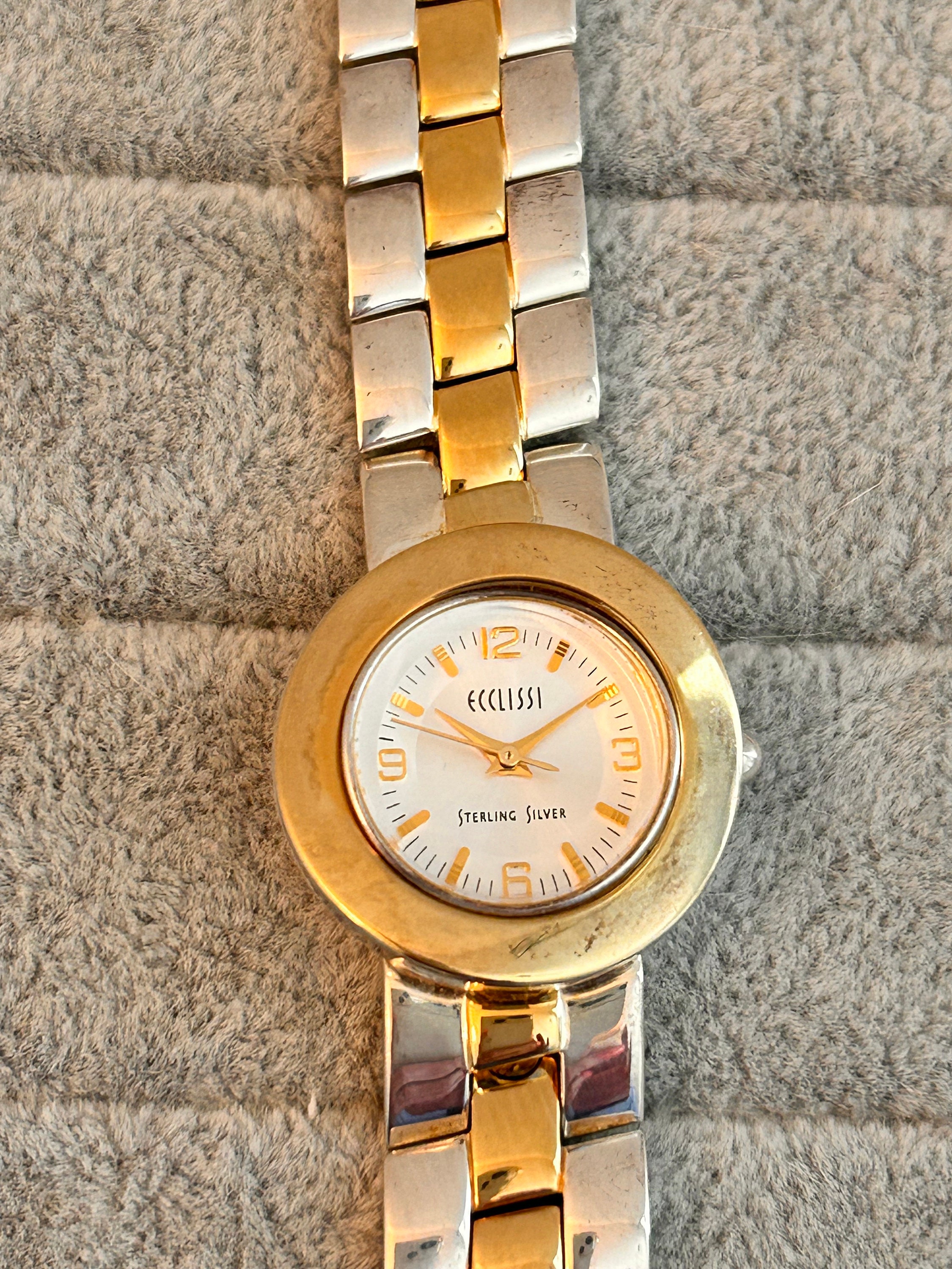 Vintage Sterling Silver Ecclissi Watch Etsy