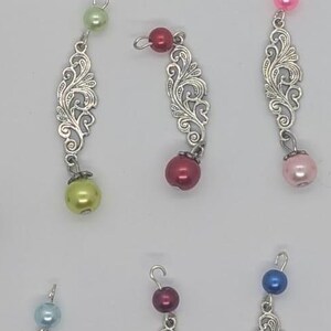 Vine work stitch markers / progress keepers