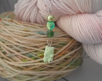Love for the chalky bears stitch markers / progress keepers
