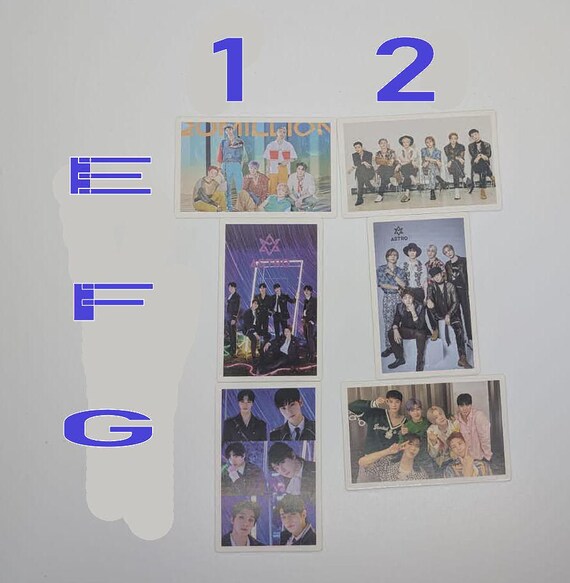 ASTRO Official Lomo Photo Cards Kpop Moonbin, MJ, Jinjin, Cha
