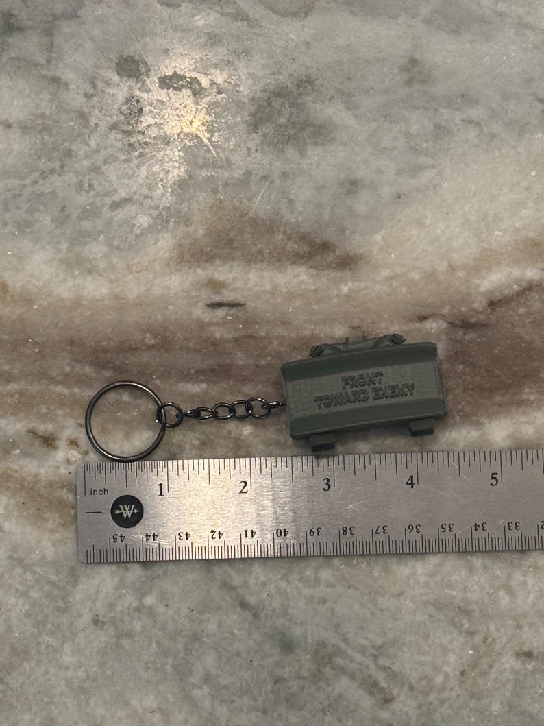 3D Printed Claymore Mine Keychain: Military Tactical Gear - Etsy