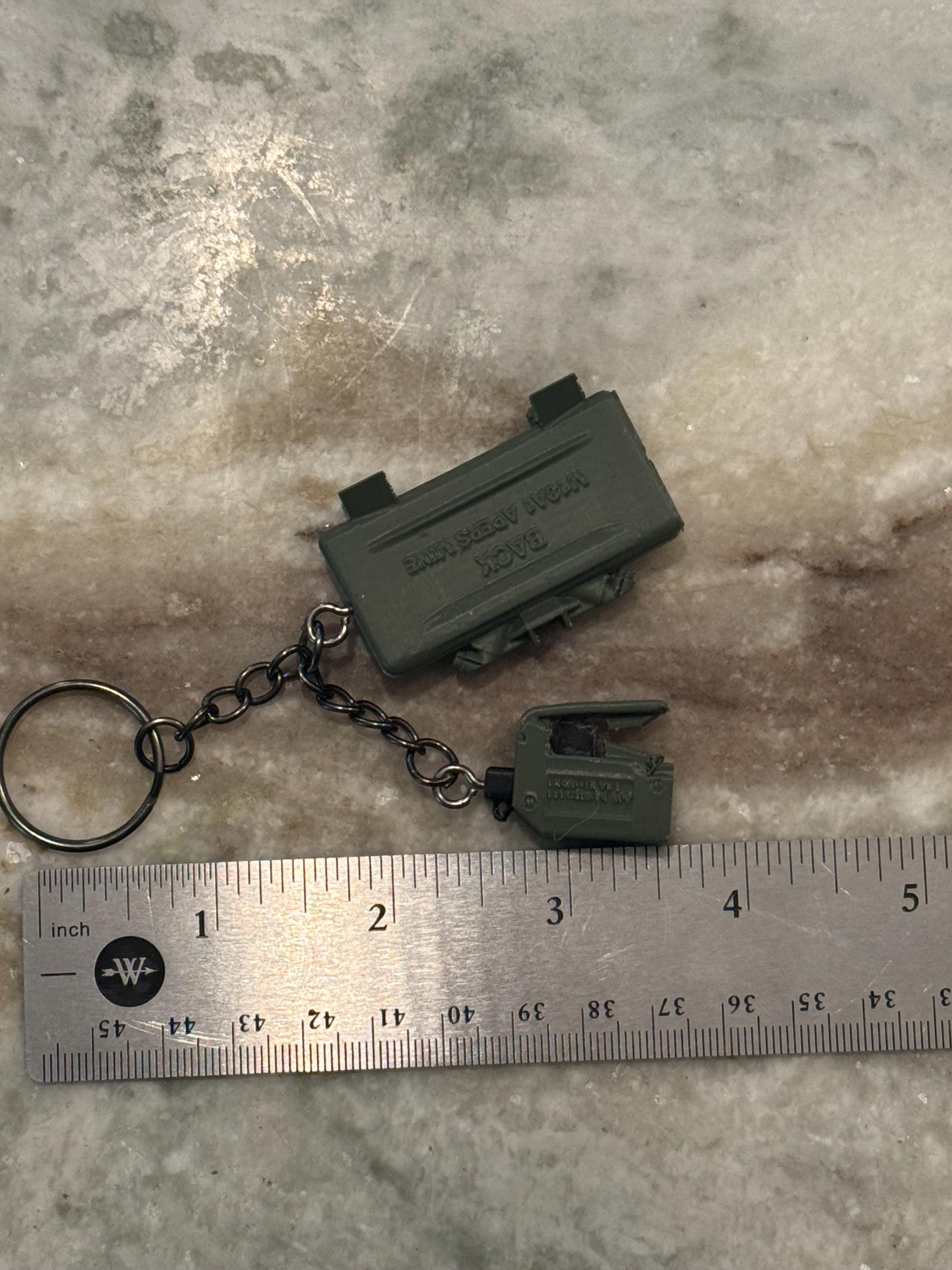 3D Printed Claymore Mine Keychain: Military Tactical Gear - Etsy