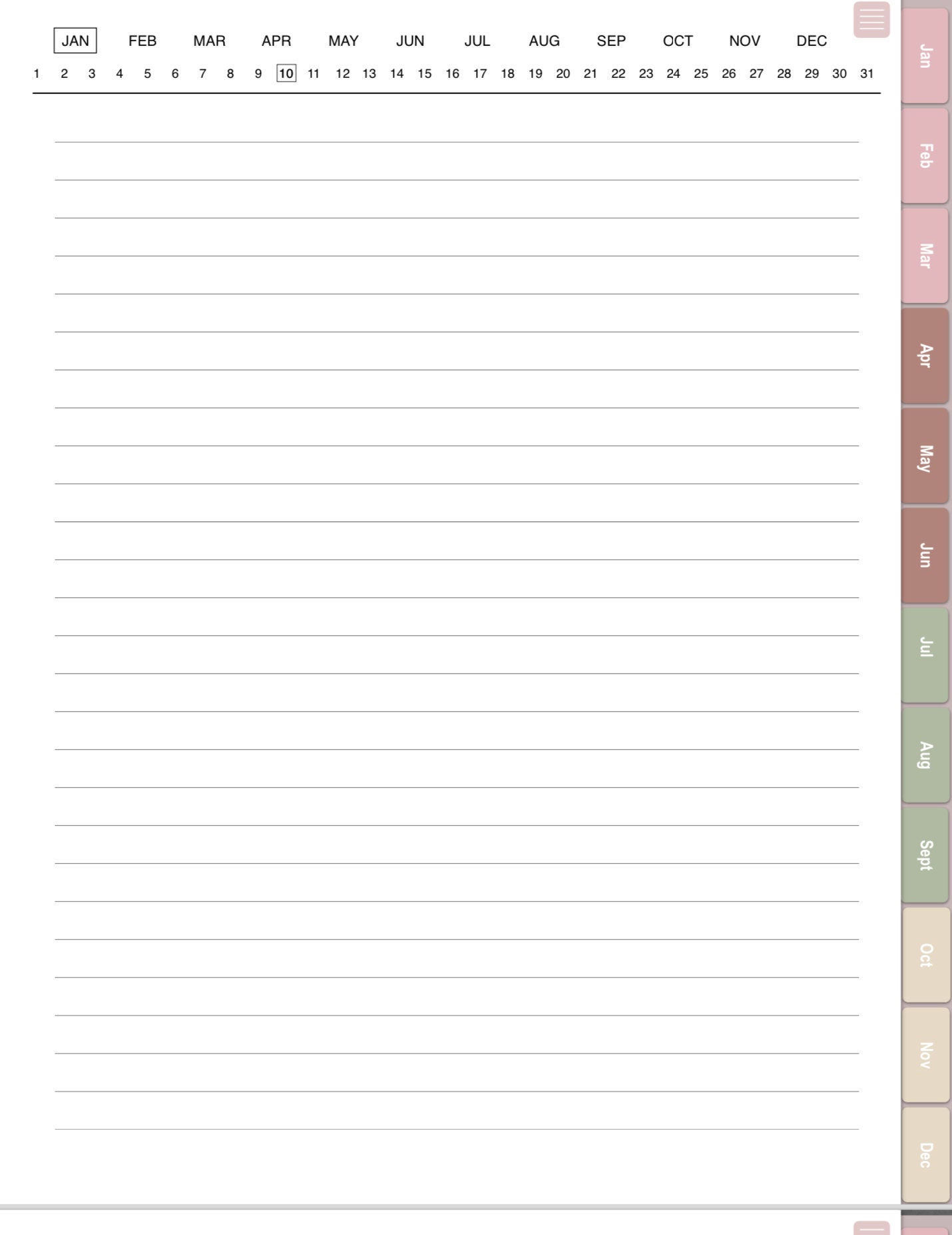 Digital Journal | 365 Journal | Digital Thoughts | Day to Day - Etsy