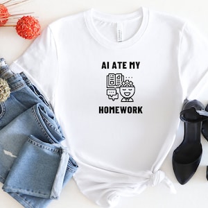 AI Funny Shirt, Chat GPT, gift for him, co-worker gift, artificial intelligence, gift for her