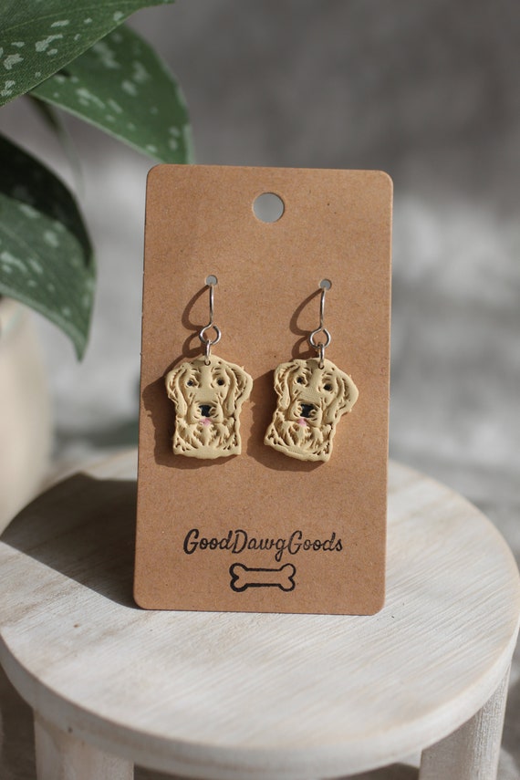 Golden retriever earrings best sale