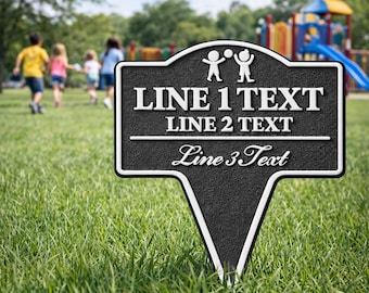 Custom Children at Play Sign – HOA Compliant, Weatherproof, USA Made