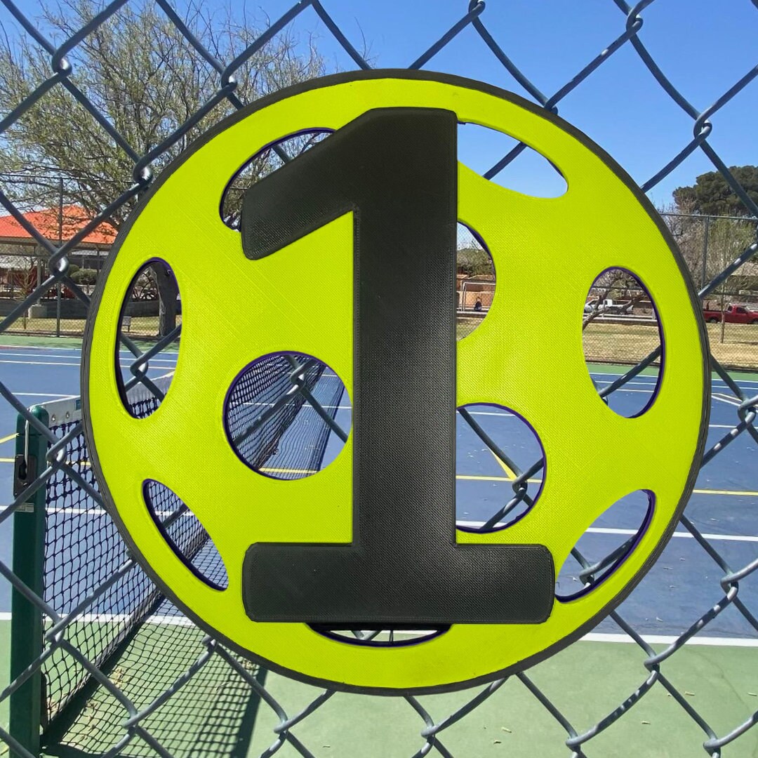 Pickleball Court Numbers Unique, Facility, Supplies, Signs, Handmade Etsy