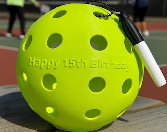 Mega-Pickleball, pamiątkowa autografówka drukowana w 3D z markerem