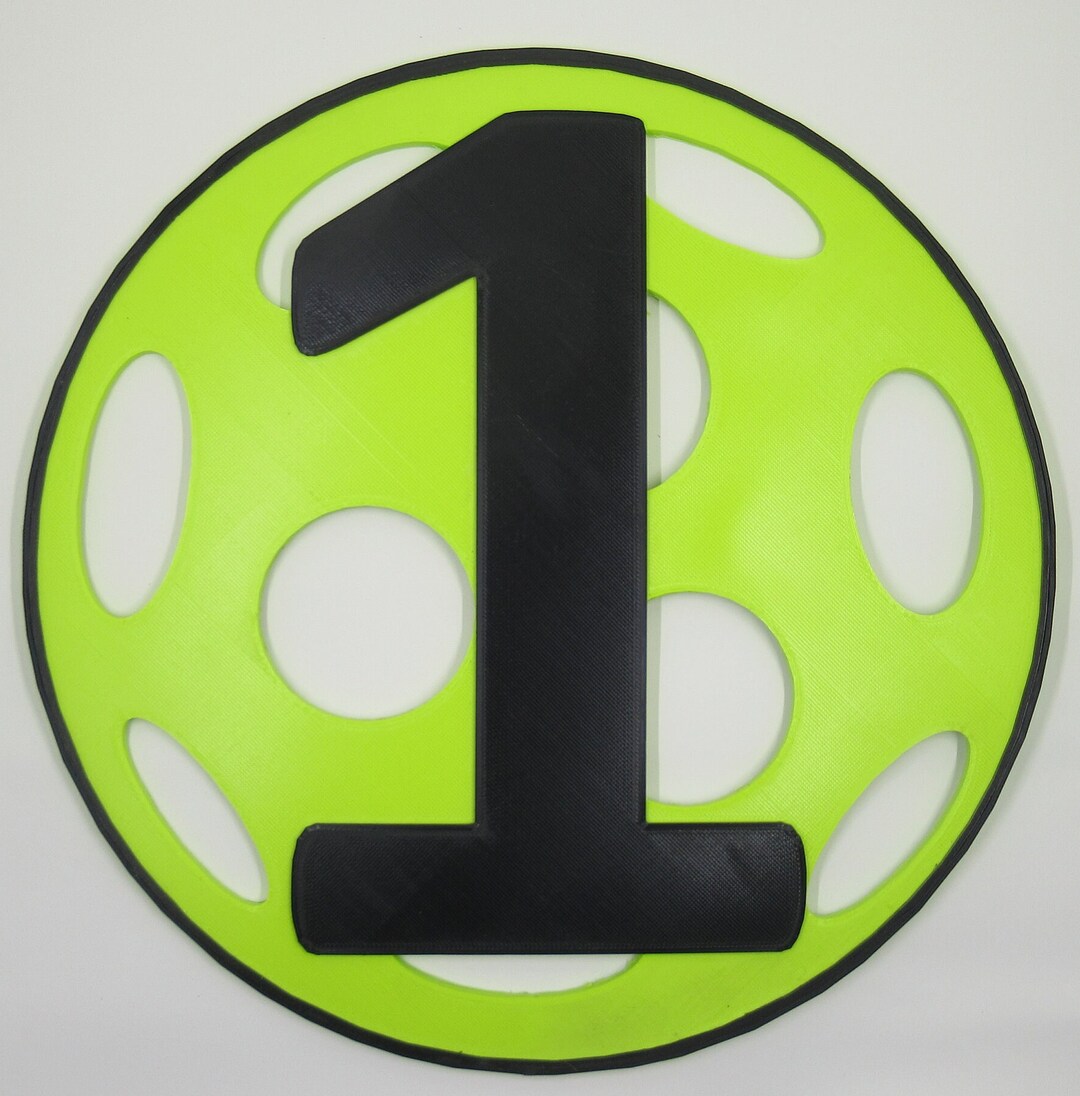 Pickleball Court Numbers Etsy