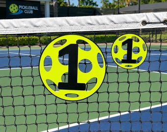 Pickleball Court Number Sign