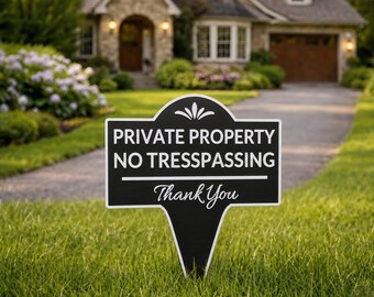 Custom Yard Stake Sign- Personalized Inground Sign