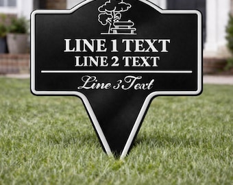 Custom Yard Stake Sign – Personalized Outdoor Message, HOA Reminder