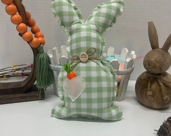 Farmhouse Stuffed Bunny Basket Filler