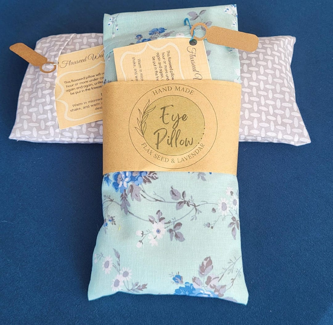 Flaxseed &amp; Lavender Eye Pillow, - Etsy