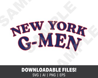 New York Giants - G Men DIGITAL DOWNLOAD
