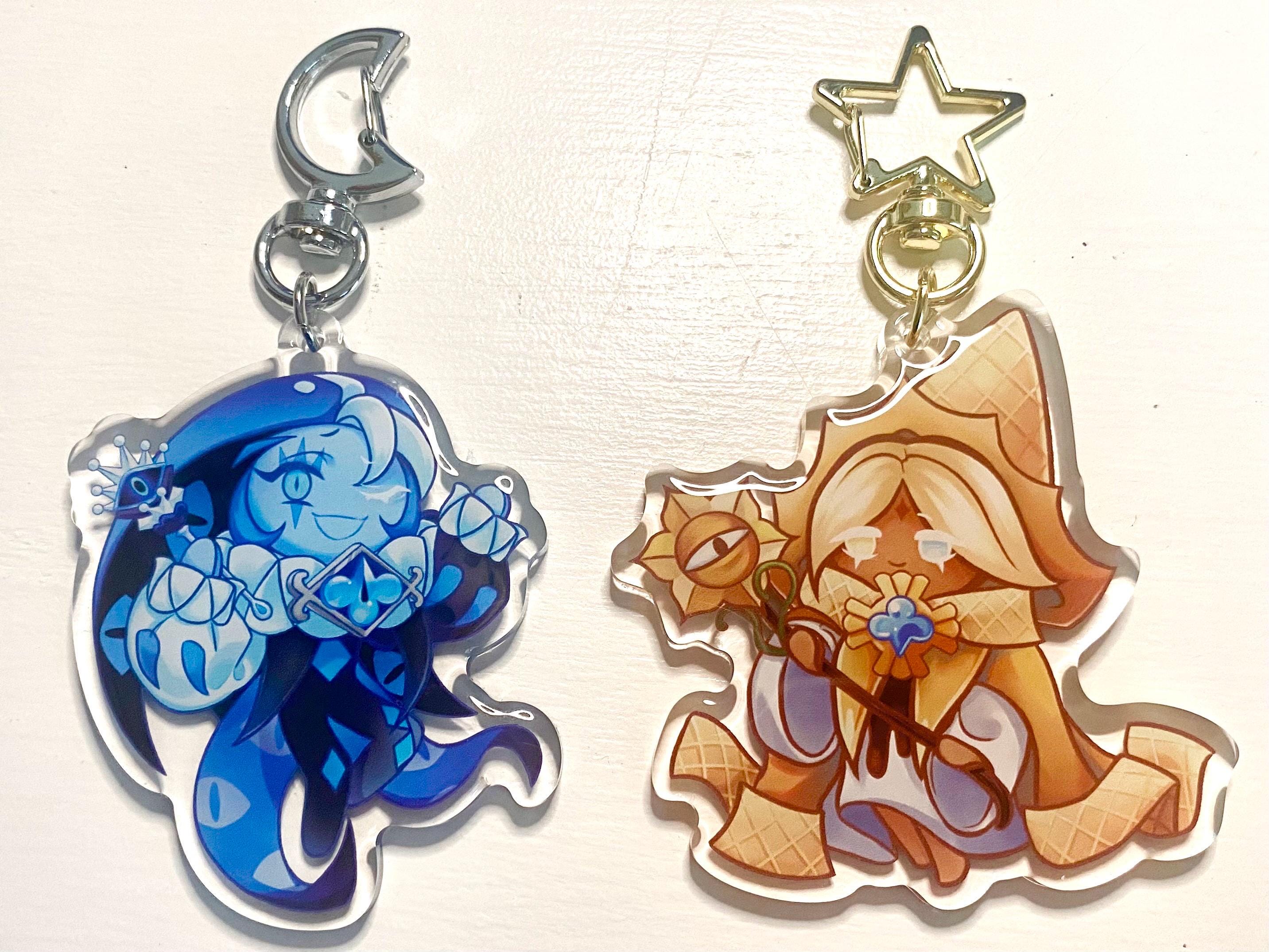 Cookie Run Kingdom Acrylic Keychain – Shadow Milk & Pure Vanilla