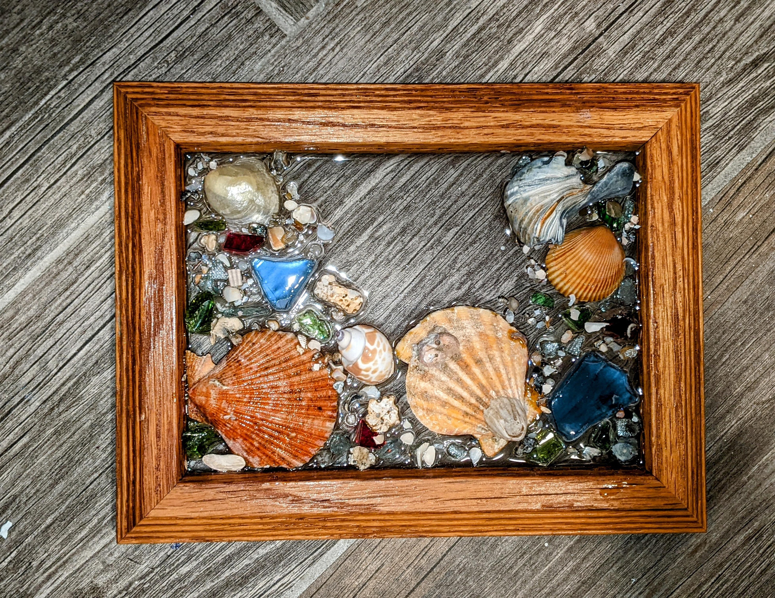 Sea Shell Wall Decor Frame, For Decoration at Rs 4000/piece1 in Raigad