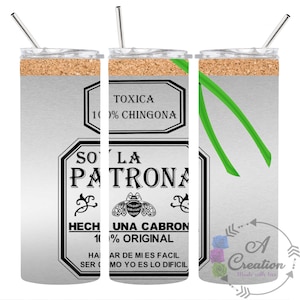 La Patrona tumbler wrap