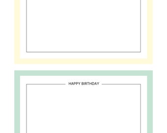 Printable Birthday Card in A6 Size Card / 4x6 Inch Instant - Etsy