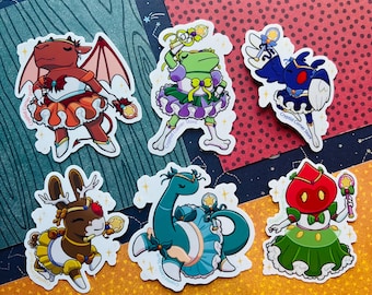 Magical Girl Cryptid Stickers