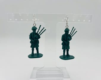 Pendientes de soldado del ejército