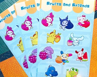 Hello Kitty and Friends Sticker Sheet