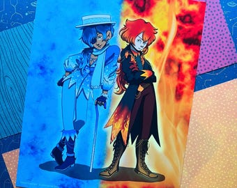 Kaeya y Diluc Misers 8 x 10