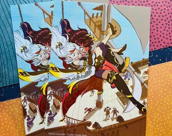 Aventura pirata de Beigguang 5 x 7