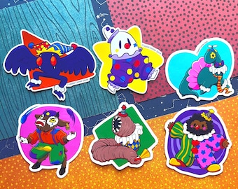Clown Cryptid Stickers